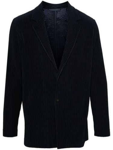 Blazer plissé à simple boutonnage - Homme Plissé Issey Miyake - Modalova