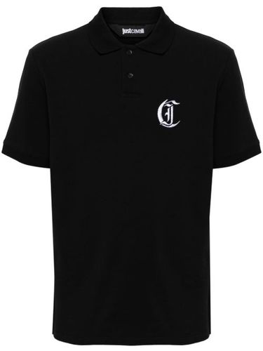 Polo à logo brodé - Just Cavalli - Modalova