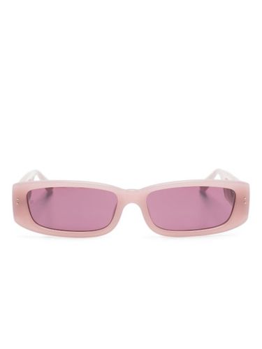 Lunettes de soleil Talita à monture rectangulaire - Linda Farrow - Modalova