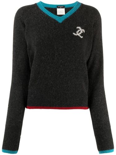 Pull en cachemire à logo CC (1996) - CHANEL Pre-Owned - Modalova