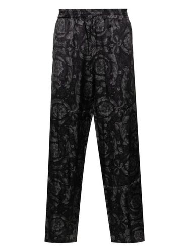 Pantalon de pyjama à imprimé Barocco - Versace - Modalova