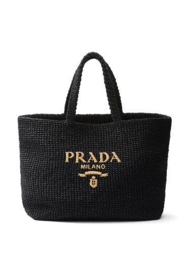 Sac cabas à logo brodé - Prada - Modalova