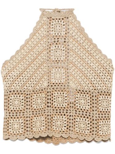 TWINSET haut en crochet - Or - TWINSET - Modalova