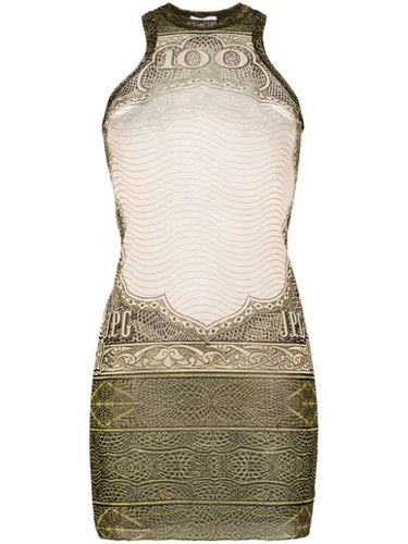 Robe The Short Green Cartouche - Jean Paul Gaultier - Modalova