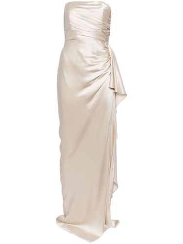 Robe longue sans manches à coupe évasée - Michelle Mason - Modalova