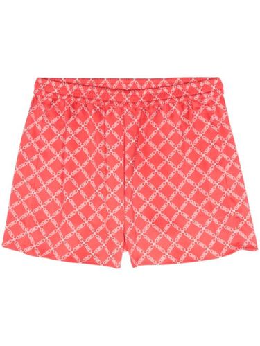Short satiné Empire à logo imprimé - Michael Michael Kors - Modalova