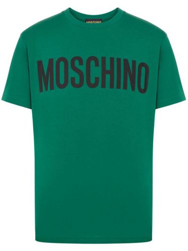 T-shirt en coton à logo imprimé - Moschino - Modalova