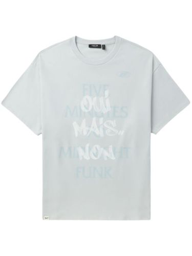 T-shirt en coton à slogan imprimé - FIVE CM - Modalova