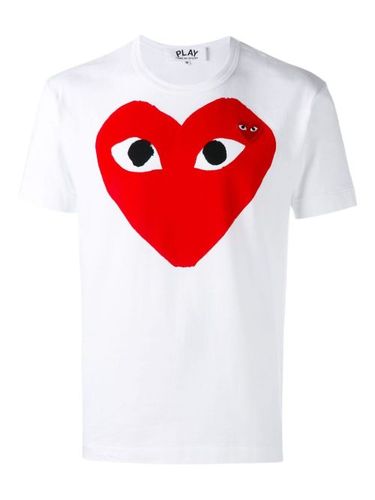 T-shirt en coton à logo cœur - Comme Des Garçons Play - Modalova