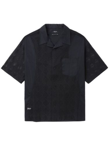 Chemise en coton à motif géométrique - FIVE CM - Modalova