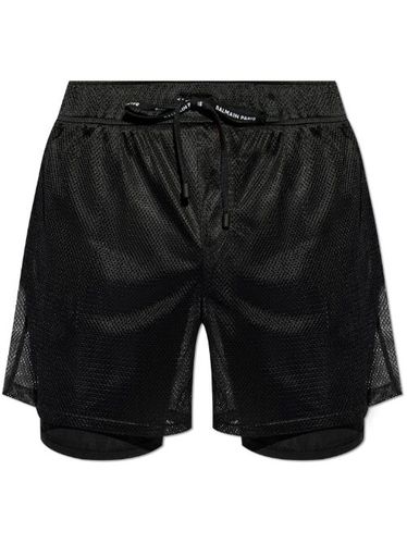 Short de bain à design superposé - Balmain - Modalova