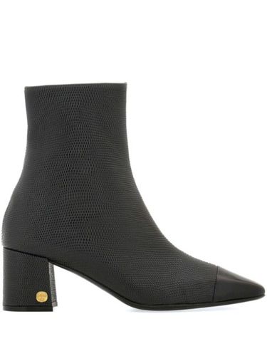 Bottes en cuir à effet peau de lézard 60 mm - Ferragamo - Modalova