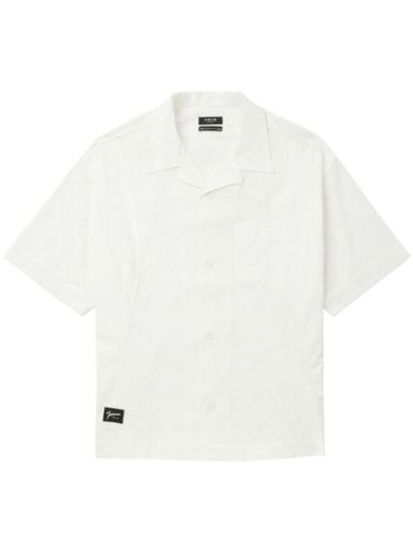 Chemise en coton à motif géométrique - FIVE CM - Modalova