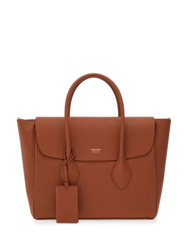 Sac cabas East-West en cuir - Ferragamo - Modalova