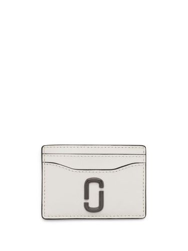 Porte-cartes en cuir à plaque logo - Marc Jacobs - Modalova