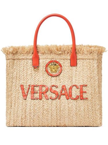 Sac à main La Medusa en raphia - Versace - Modalova