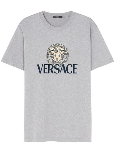 T-shirt Medusa à logo imprimé - Versace - Modalova