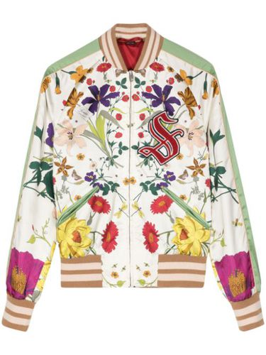 Veste bomber à fleurs (2010) - Gucci Pre-Owned - Modalova