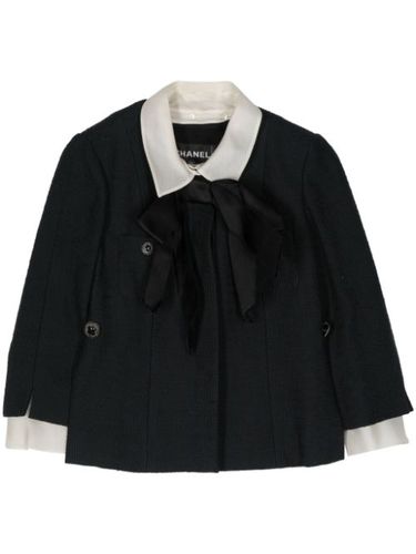 Veste crop à détail de nœud - CHANEL Pre-Owned - Modalova