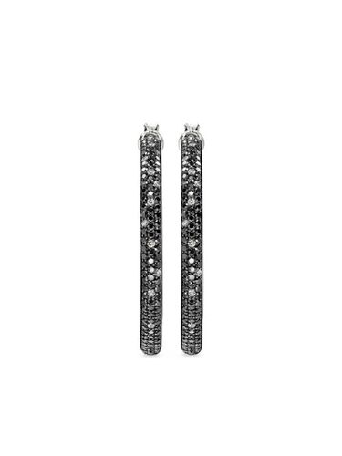 Créoles Essentials pavées de diamants - John Hardy - Modalova