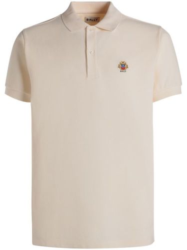 Polo en coton biologique à logo brodé - Bally - Modalova