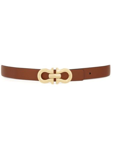 Ceinture Gancini à design réversible - Ferragamo - Modalova