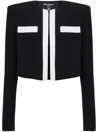 Balmain veste crop Spencer - Noir - Balmain - Modalova