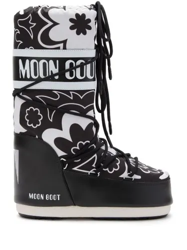 Après-ski Icon à fleurs - Moon Boot - Modalova