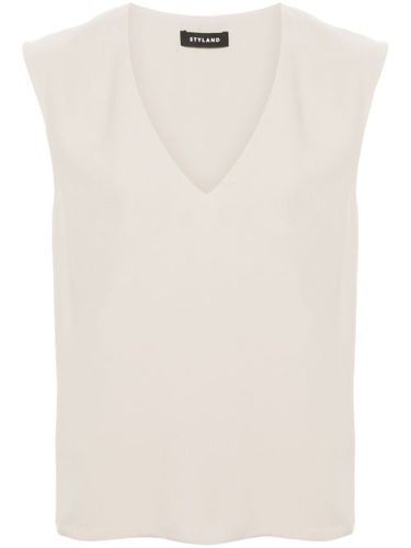 Blouse à design sans manches - STYLAND - Modalova