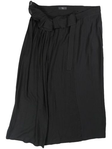 Y's draped maxi-skirt - Noir - Y's - Modalova