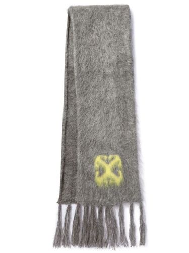 Écharpe à logo en jacquard - Off-White - Modalova