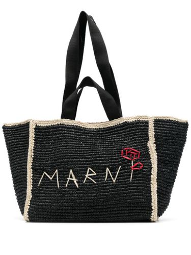 Sac cabas Sillo en macramé - Marni - Modalova