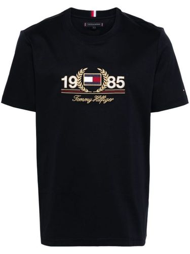 T-shirt à logo brodé - Tommy Hilfiger - Modalova