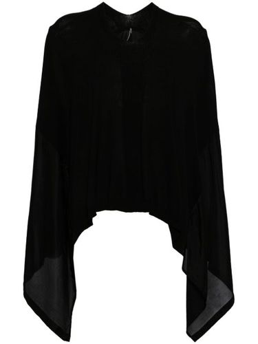 Blouse drapée à col montant - Masnada - Modalova
