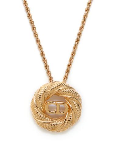 Collier à pendentif logo - Christian Dior Pre-Owned - Modalova