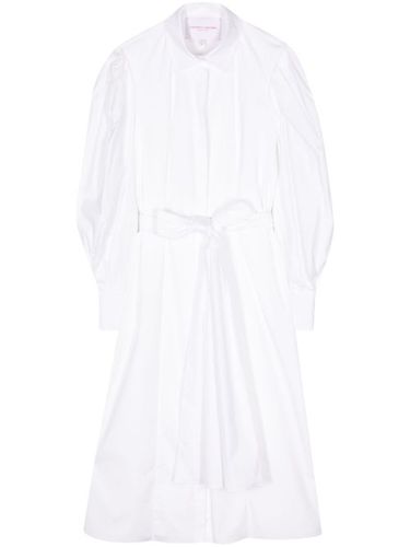 Robe-chemise en coton à taille nouée - Carolina Herrera - Modalova