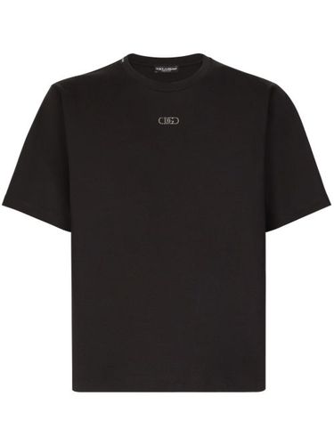 T-shirt à logo brodé - Dolce & Gabbana - Modalova