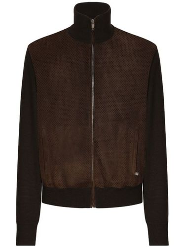 Veste bomber à fermeture zippée - Dolce & Gabbana - Modalova