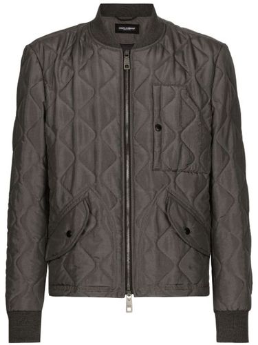 Veste bomber à design matelassé - Dolce & Gabbana - Modalova