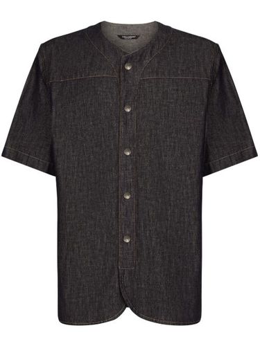 Chemise en jean à logo brodé - Dolce & Gabbana - Modalova