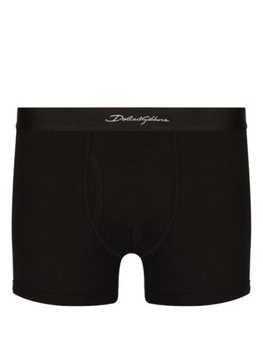 Boxer à taille à logo - Dolce & Gabbana - Modalova