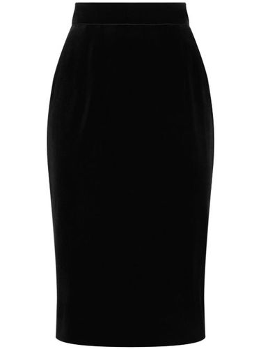 Jupe mi-longue en velours - Dolce & Gabbana - Modalova