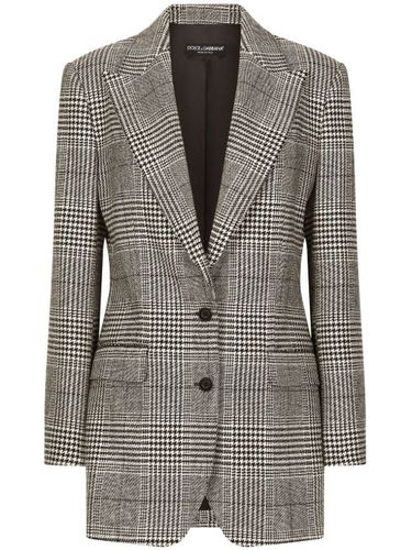 Blazer à carreaux - Dolce & Gabbana - Modalova
