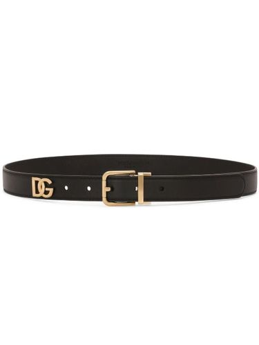 Ceinture à plaque logo - Dolce & Gabbana - Modalova