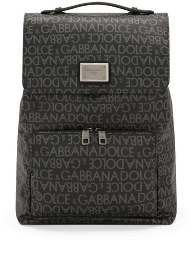 Sac à dos à effet enduit - Dolce & Gabbana - Modalova