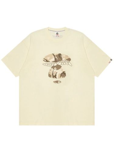 T-shirt en coton à imprimé graphique - AAPE BY *A BATHING APE® - Modalova