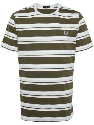 T-shirt en coton à logo brodé - Fred Perry - Modalova