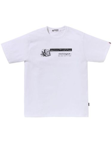 T-shirt en coton à logo imprimé - A BATHING APE® - Modalova