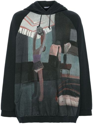 Hoodie en coton à imprimé graphique - Undercover - Modalova