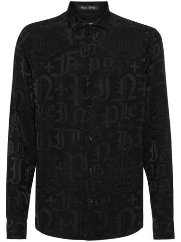 T-shirt imprimé à ornements en cristal - Philipp Plein - Modalova